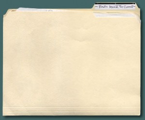 A manila folder.  Duh.